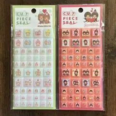 Monchhichi キャラクターシール 2シートセット　タイルシール