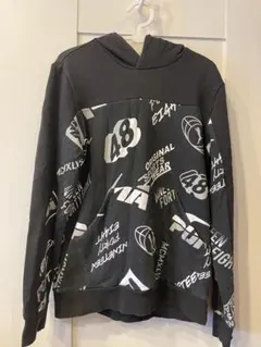 プーマ　PUMA フード付きスウェットプルパーカー　ネイビー　160