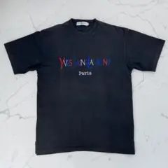 希少 Yves Saint Laurent イヴサンローラン Tシャツ ロゴ刺繍のサムネイル