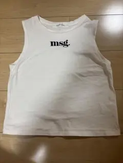 SPIRALGIRL ノースリーブカットソー ホワイト msg.のサムネイル