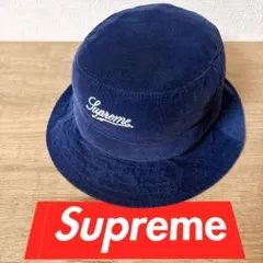 正規品　Supreme バケットハット　ハット　帽子 アメリカ製　ネイビー　紺