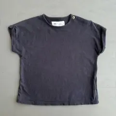 ZARA｜12-18ヵ月 クルーネックTシャツ ショートスリーブ ロールアップのサムネイル