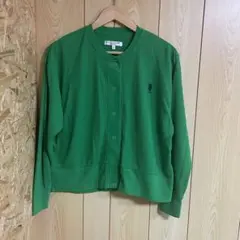 U.S. POLO グリーン カーディガン