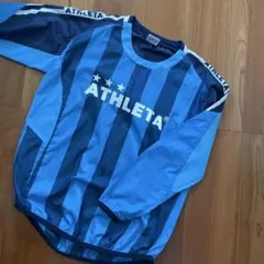 ATHLETA ストライプ長袖ピステ
