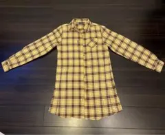 Lafuma チェック柄　長丈シャツ　アウトドア