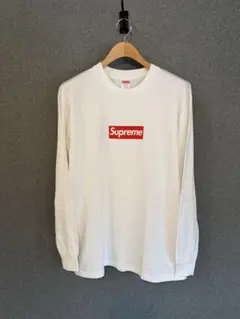 Supreme Box Logo L/S Tee ホワイト - メルカリ