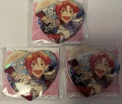 あんスタ　中国　月永レオ　ホワイトデー　ハート缶バッジ　一個