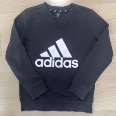 adidas キッズトレーナー ブラック130㎝