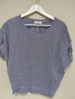 BEAMS HEART ストライプ 半袖シャツ