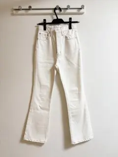 HARDY HW FLARE SLIM-E SLYデニム　ホワイトデニム