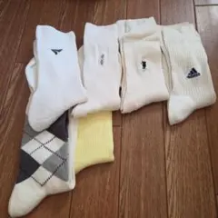 ソックスセット ホワイト イエロー