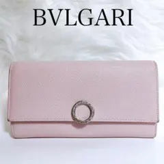 《美品》　BVLGARI　ブルガリ　ビーゼロワン　サークルロゴ　クリップ　長財布