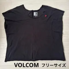 VOLCOM ボルコム Tシャツ レディース ブラック 黒 ハートロゴ 半袖のサムネイル