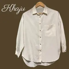 美品 レディース Khaju アイボリー 長袖シャツ　Mサイズのサムネイル