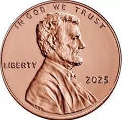 超希少❗️大珍品　アメリカ　リンカーン　1セント　エラー　本物保証❗️ アメリカ リンカーン1セント貨 （準未使用）ずれエラー - セキグチは