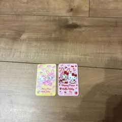 Mezzo Piano x Hello Kitty カードミラー2個セット