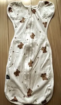 クマ柄 スワドル おくるみ Mサイズ