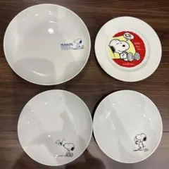 PEANUTS スヌーピー お皿 4枚セット 丸皿 食器 SNOOPY