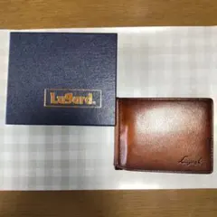 LuGard ブラウンレザー 二つ折り財布