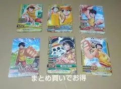 ワンピースカード ワンピーベリーマッチ ルフィ プロモ6種