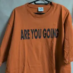 her. ARE YOU GOING 半袖カットソー オレンジ