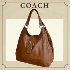 美品✨Coach コーチ ソーホー レザーBrown ショルダー