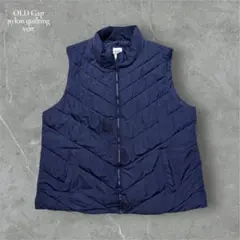vintage古着OLDGAPオールドギャップナイロンキルティングベスト
