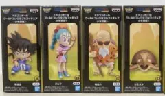 4種 『ドラゴンボール』ワールドコレクタブルフィギュア