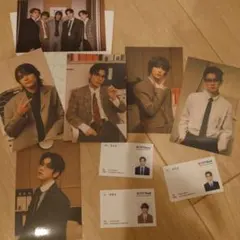 新品未使用 TXT2025シーグリ フォトカード5枚セットと、名刺3枚セット