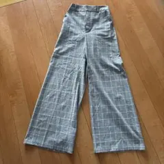 GU チェック柄 カジュアルパンツ S