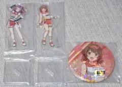 学園アイドルマスター　一番くじ　H賞花海咲希＆花海佑芽アクスタ＆花海佑芽缶バッチ