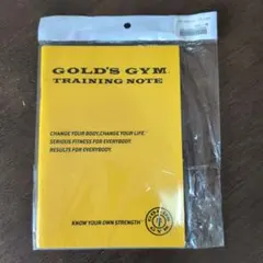 GOLD'S GYM トレーニングノート イエロー トレーニング ジム 記録