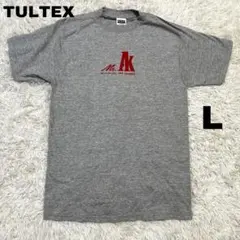 【TULETEX】タルテックス 半袖Tシャツ ロゴプリント グレー 大きめ【L】のサムネイル