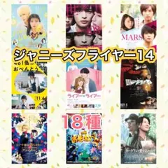 映画　ジャニーズ出演　フライヤー　チラシ　18種セット