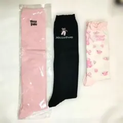 Mozzo Piano 靴下 23-25cm ３足セット　①