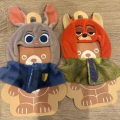 ディズニー　ポンチョ　ニック　ジュディ　ユニベアシティ　ぬいぐるみ　コスチューム