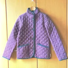 トラディショナルウェザーウェザーウールツィードキルティング中綿ジャケット32