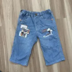 ミキハウス　ダブルビー　パンツ　デニム　130 ストレッチ