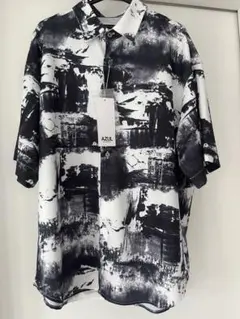 【当日発送】AZUL 半袖柄シャツ Mサイズ