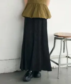 ロングスカート　retro girl