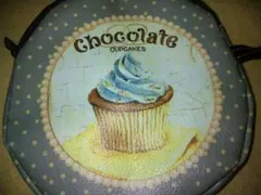 【アンティーク風！】チョコレートカップケーキのコインケース