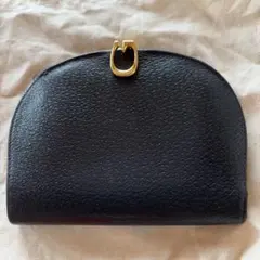 GUCCI オールドグッチ　二つ折り財布 Gゴールド金具