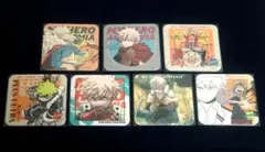 僕のヒーローアカデミア アートコースター ＲＩＶＡＬＳ 爆豪 勝己 7点セット
