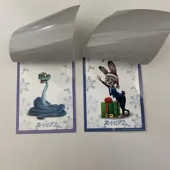 ズートピア2 入場者特典クリスマスキャラクターカード　ジュディ　ゲイリー