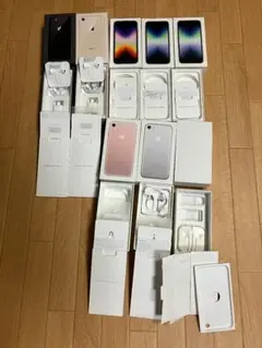 iPhone 8付属品・箱×2、SE箱×3、7箱×2、6箱×1