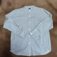 UNIQLO ストライプ 長袖シャツ M　メンズ