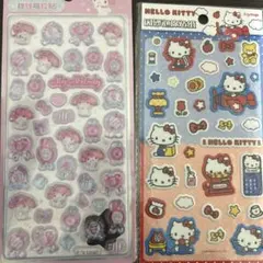 サンリオ マイメロ キティちゃん ぷくぷくシール ぷっくりシール シール