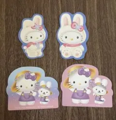 希少　北海道限定　ハローキティ　ダイカットメモ　バラメモ