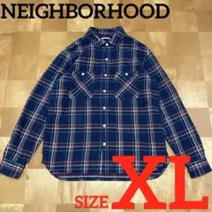 NEIGHBORHOOD チェック柄ネルシャツ 長袖 Neighborhood チェック柄 長袖ネルシャツ