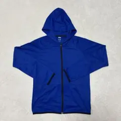 UNIQLO ドライEX ジップアップパーカー ブルー Sのサムネイル